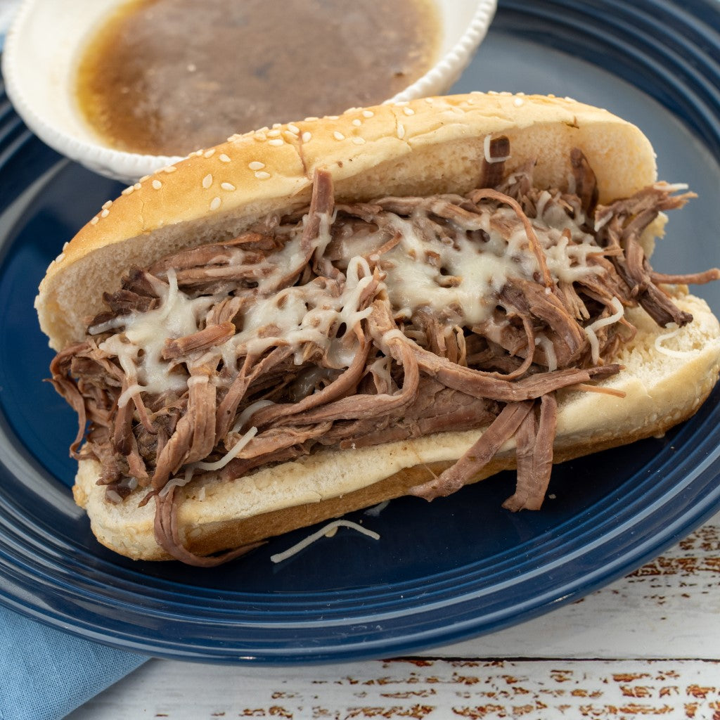 French Dip Mississippi Pulled Pork Instant Pot Roast Pork Dip Recipe